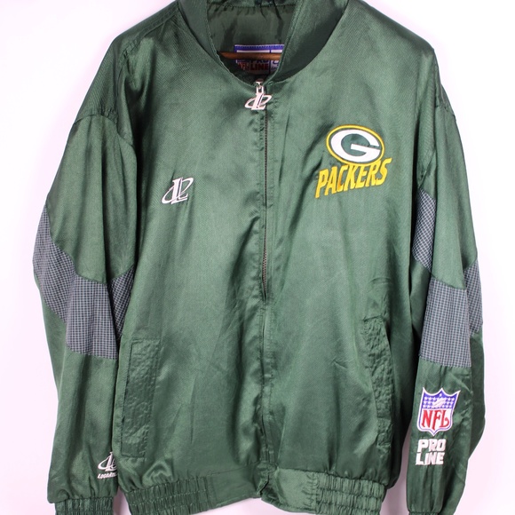 Vintage Green Bay Packers Logo Athletic NFL Pro Line Jacket – Size L - Picture 1 of 9